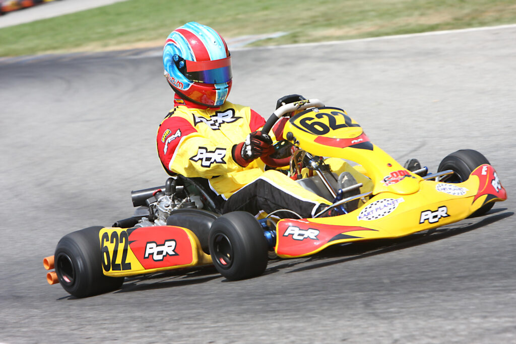 Intense gokart racing